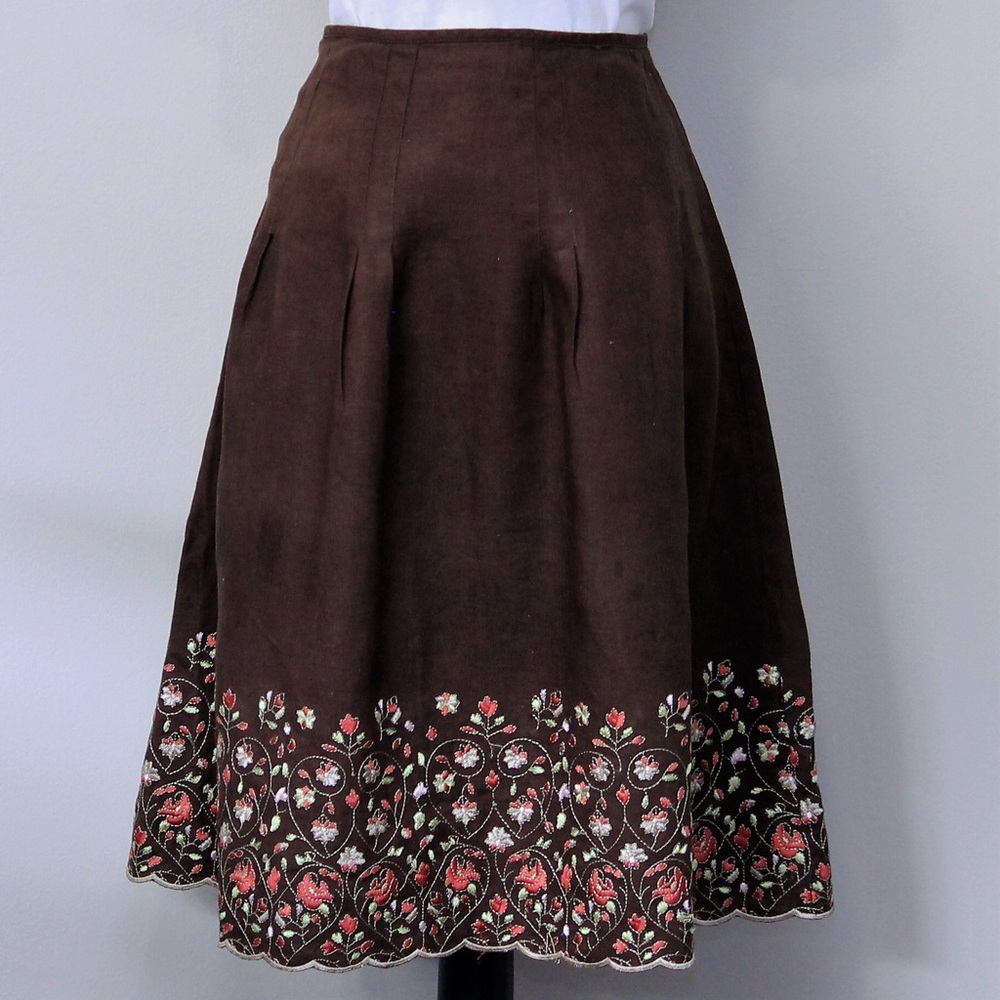Ann Taylor Brown floral dress